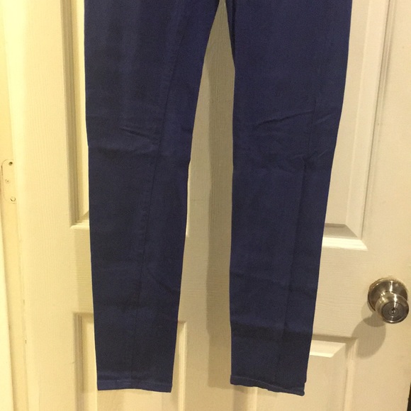 Blue High Waisted Skinny Jean - Picture 2 of 3